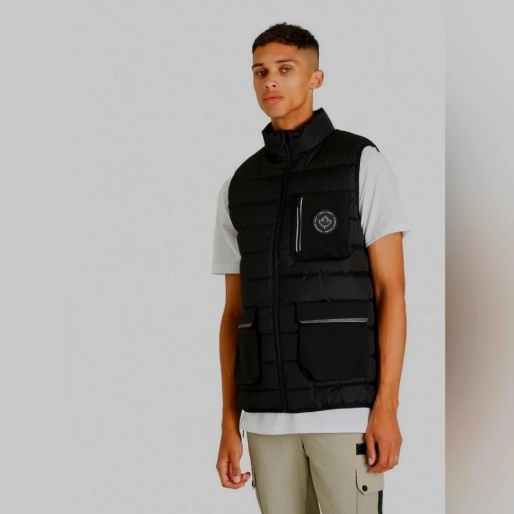 NWOT Supply & Demand Men's Puffer Vest Black Size Medium​​​